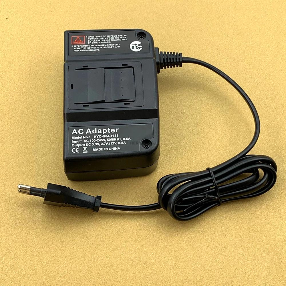 EU US Plug for N64 AC Adapter Charger for N64 Power Adapter Power Supply Cord Charging Charger Power Supply