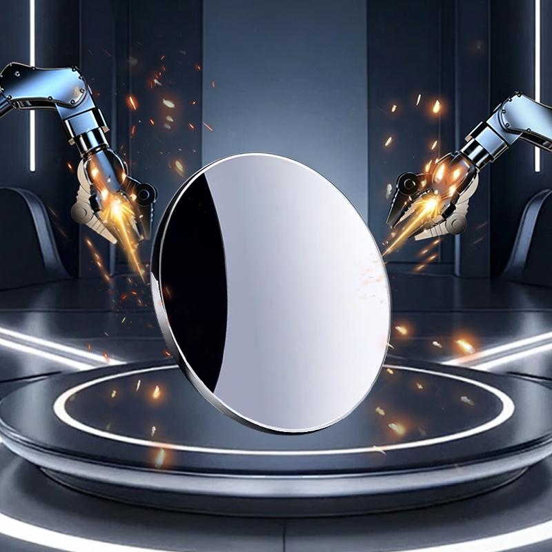1 Set 5cm Universal Car 360 Blind Spot Side Mirror Stick On Glass Adjustable Safety Lens Security Protection Car Accessories