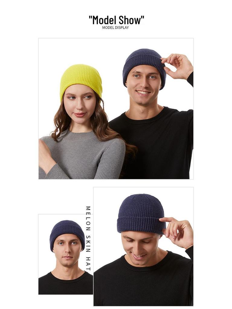 Reflektierende Strick-Wintermütze für Outdoor-Sport & Laufen