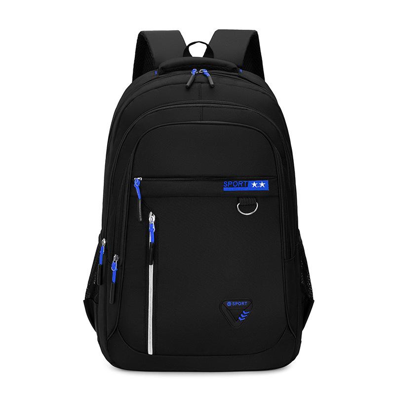 Capacity Backpacks Men's Waterproof School Backpack Business Casual Pockets Travel Bag