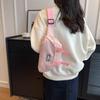 Fashion Simple Breast Bag New Casual Solid Color Messenger Bag Trendy Fashion Internet Celebrity Popular Commuter Bag