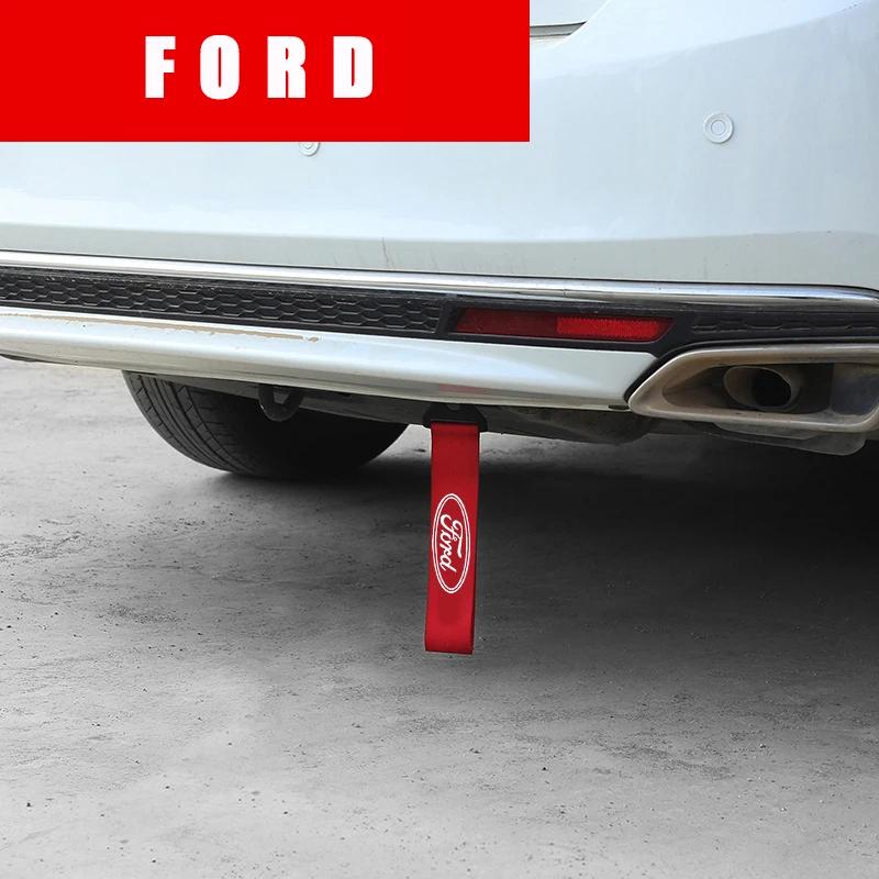 Car Styling Trailer Towing Belt for Ford Logo Ford Fiesta Focus 2 3 Mondeo Edge Ranger Fusion Kuga S-MAX Transit Trailer Rope