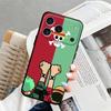 Black Soft Phone Cover Case for iPhone 7 8 15 16 14 Plus XS Max 13 12 11 17 Pro Max XR Air Cartoon Ones Pieces Luffys Zoros