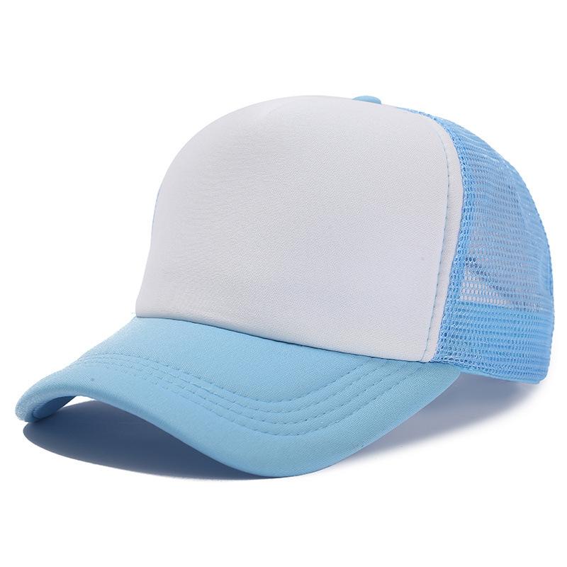 Hat Men's Spring Summer Korean Edition Trendy Men's Light Board Mesh Hat Fashion Baseball Hat Versatile Cap Truck Hat Solid Color Women
