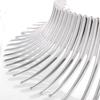 Choker Necklace Womens Statement Bib Silver, 42cm