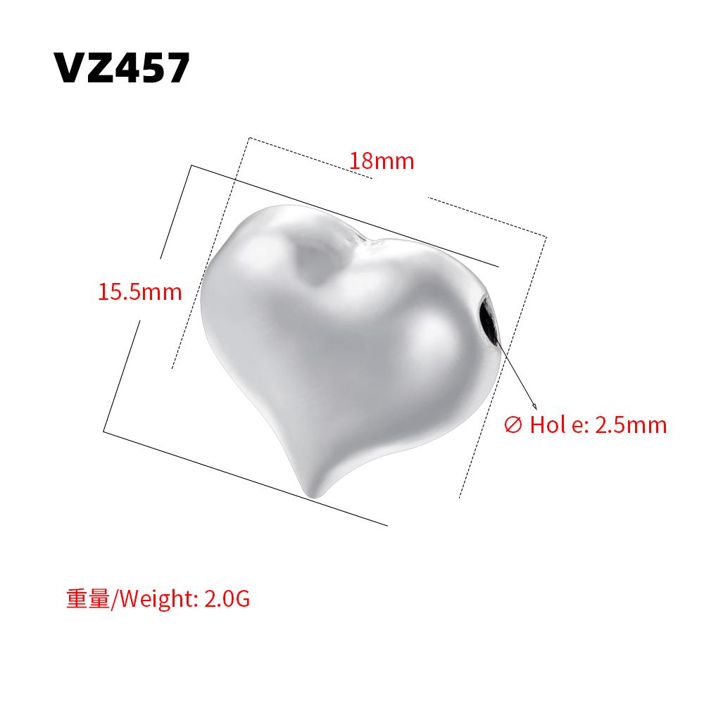 Unique Round and Heart-Shaped 3D Spacer Beads, Gold-Plated Brass Metal Beads DIY Crafting Supplies for Necklaces Bracelets:VZ446