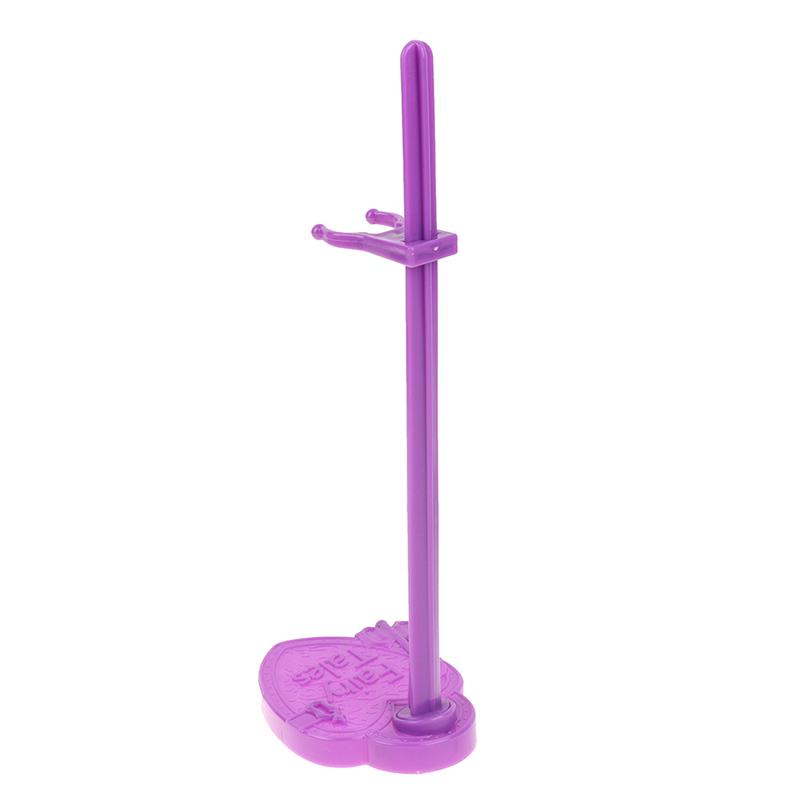 5Pcs Waist Doll Stand Display Holder Model Purple Support Toy Model Accessories