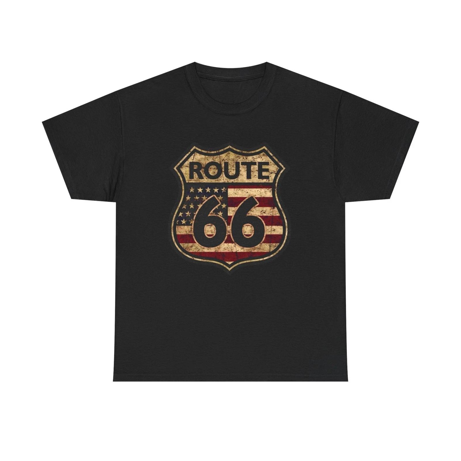 

Route 66 Graphic T-Shirt Cotton Tee New Gift Vintage 2XL