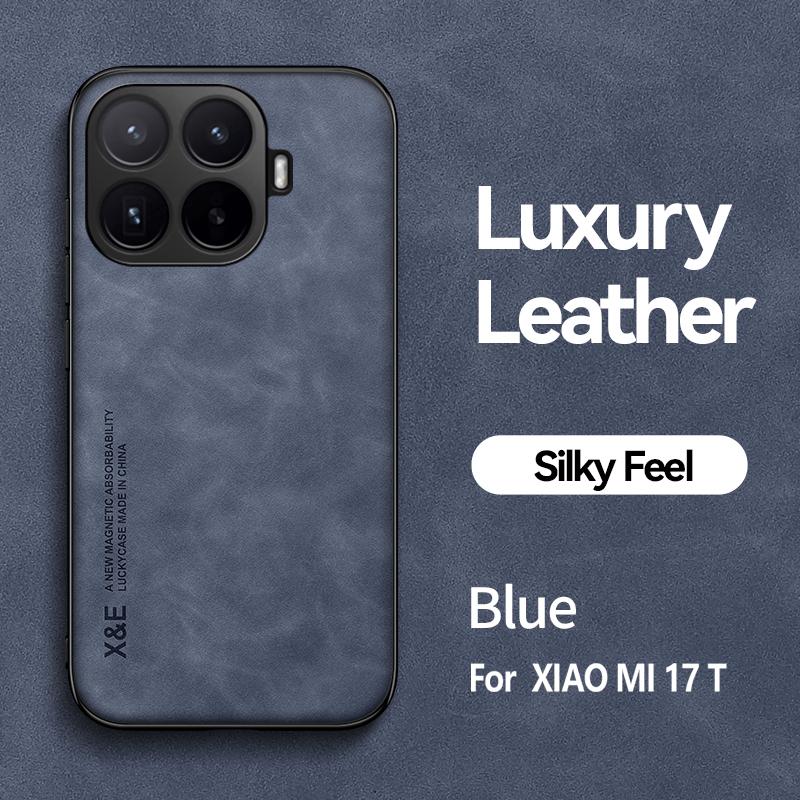 Magnetic Leather Case For Xiaomi 17T Pro Xiaomi17TPro Xiaomi17T 5G Shockproof Silicone Soft Case Cover
