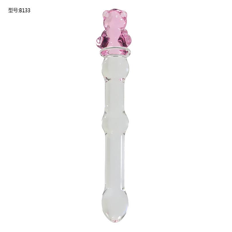 Anal Beads G-Spot Anus Chrysanthemum Climax Sexy Massage Stick Crystal Glass Simulation Penis Sex Tool Climax