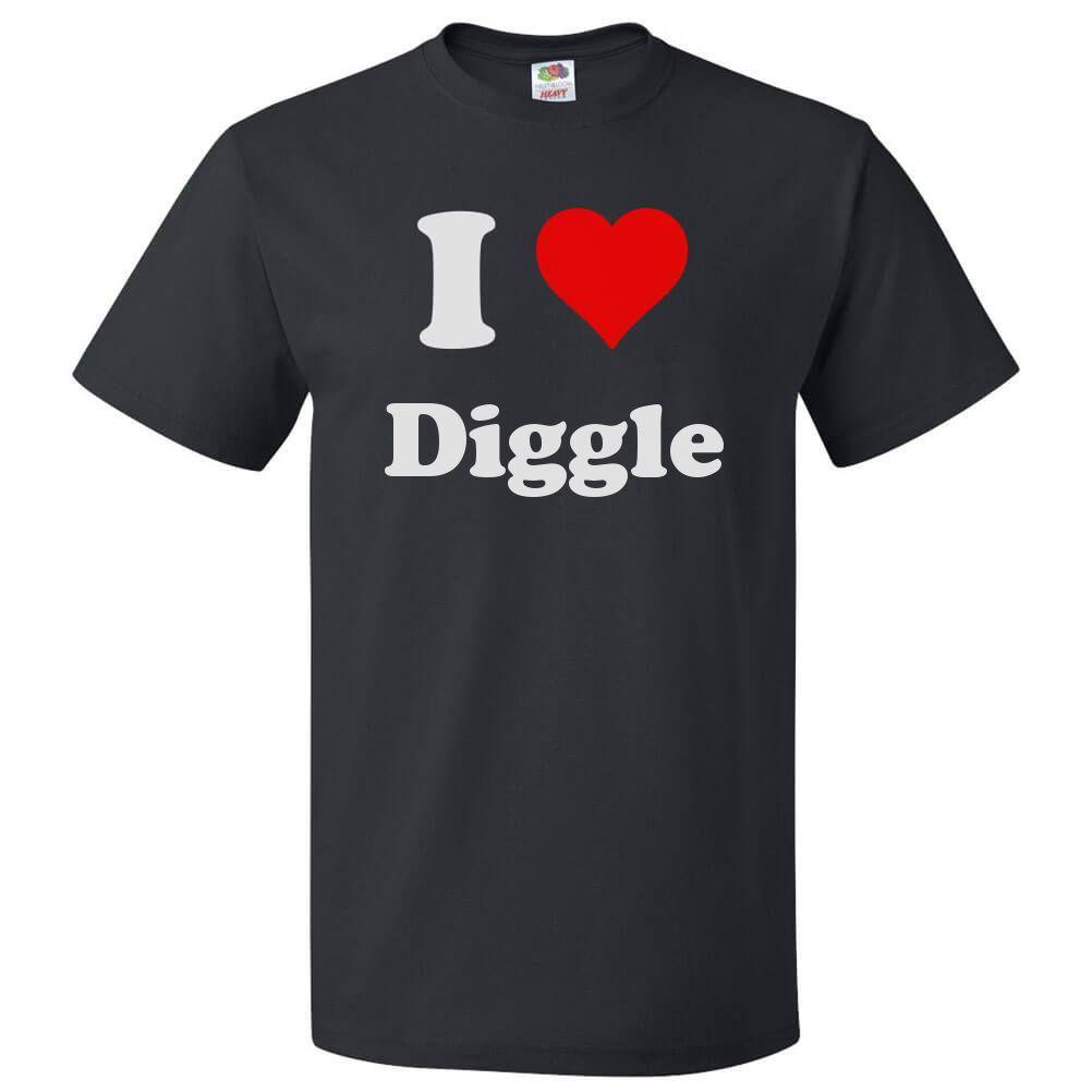 I Love Diggle T Shirt I Heart Diggle Tee