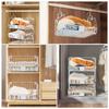 Fenghome Hanging Rack, Set of 3, Closet Storage, Foldable, 2025 New Design, Clothes Storage, Multiple Connectable Shelves, Compact Folding, Large Capa