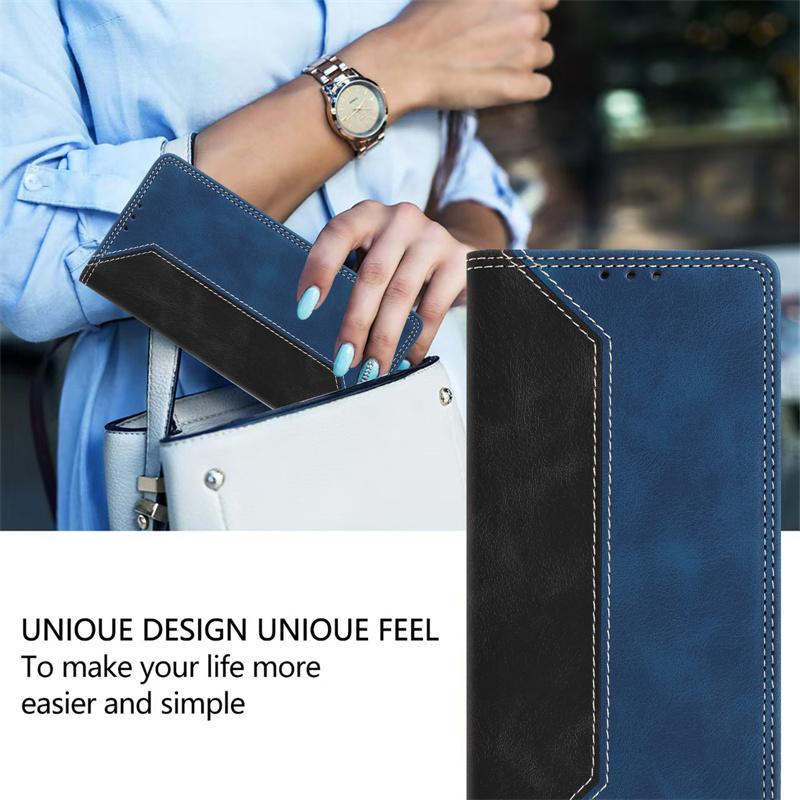 Magnetic Flip Leather Phone Case For Samsung Galaxy A17 5G A37 A57 A56 A36 A26 A16 A55 A35 A25 A15 A54 A34 A24 A14 A53 A33 A13 A52 Wallet Card Cover