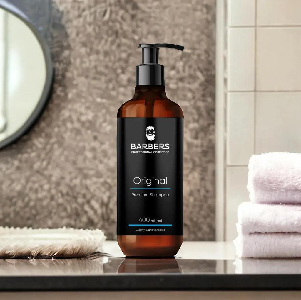 Шампунь для мужчин для ежедневного использования Barbers Original 400 мл