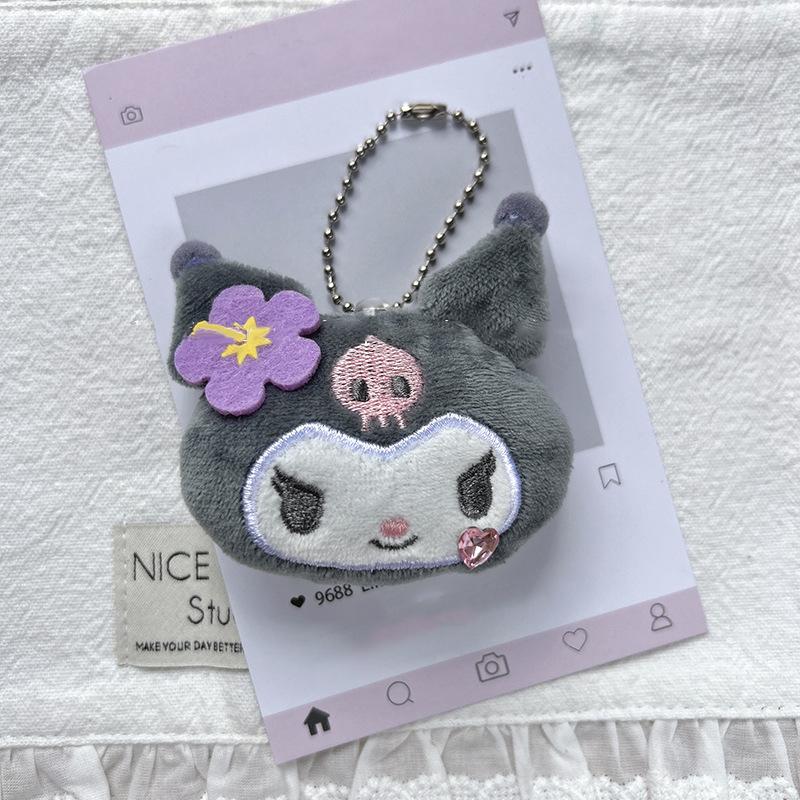Sanrio Hello Kitty Jucărie de pluș Breloc Melody Cinnamoroll Kuromi Păpușă moale umplută Pandantiv Decor rucsac Cadou pentru copii