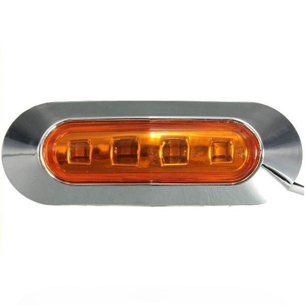 Bright Trailer Side Marker Indicators Light 12V 24V Car Warning Lights Truck Lorry