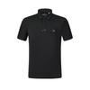 Fila Golf Small Logo Business Casual Sports Polo Shirt Men Tops Deep-Black A11M435138FBK