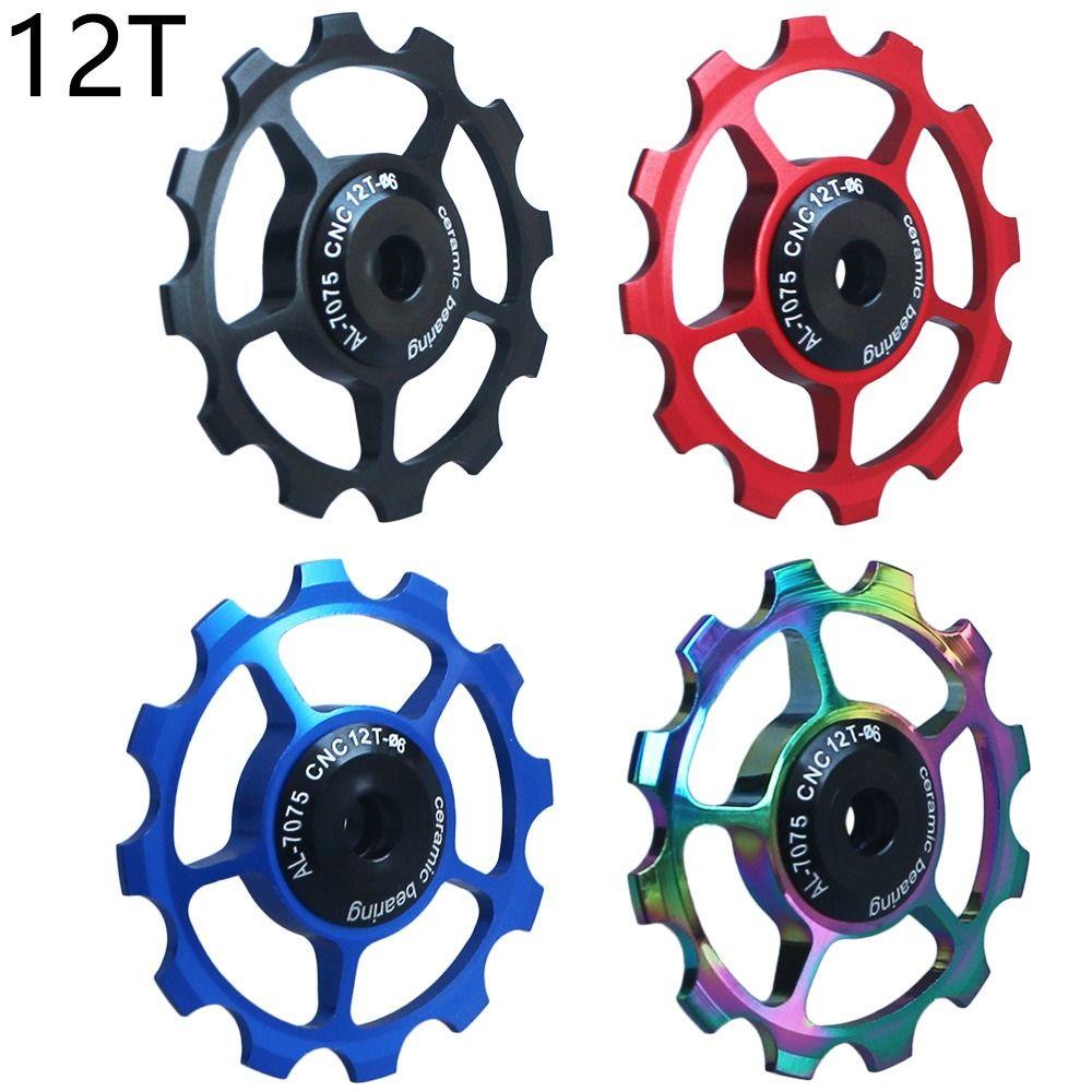 Accessories Bike Jockey Wheel Bike Rear Derailleur Bicycle Rear Pulley Bike Ceramic Bearing Guide