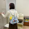 New DCLOUD Nylon Crossbody Bag Women's Yellow/White/Blue TBT232