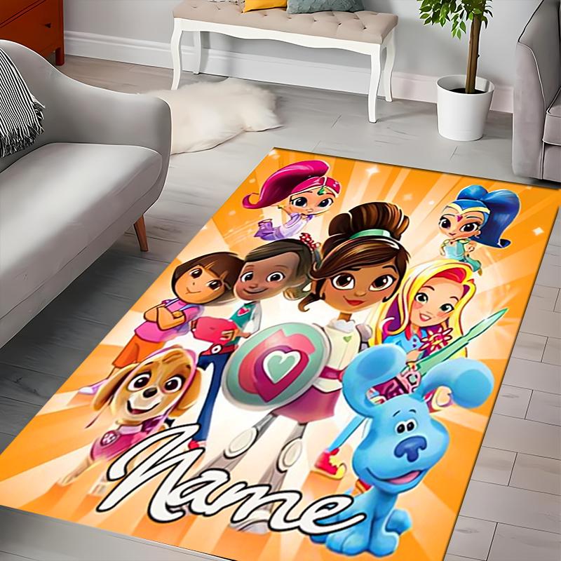 Custom personalization Nella the Princess Knight Area Rug - Perfect For Kitchen, Bathroom,Laundry Room Decor Large Size Available,Gift All Seasons
