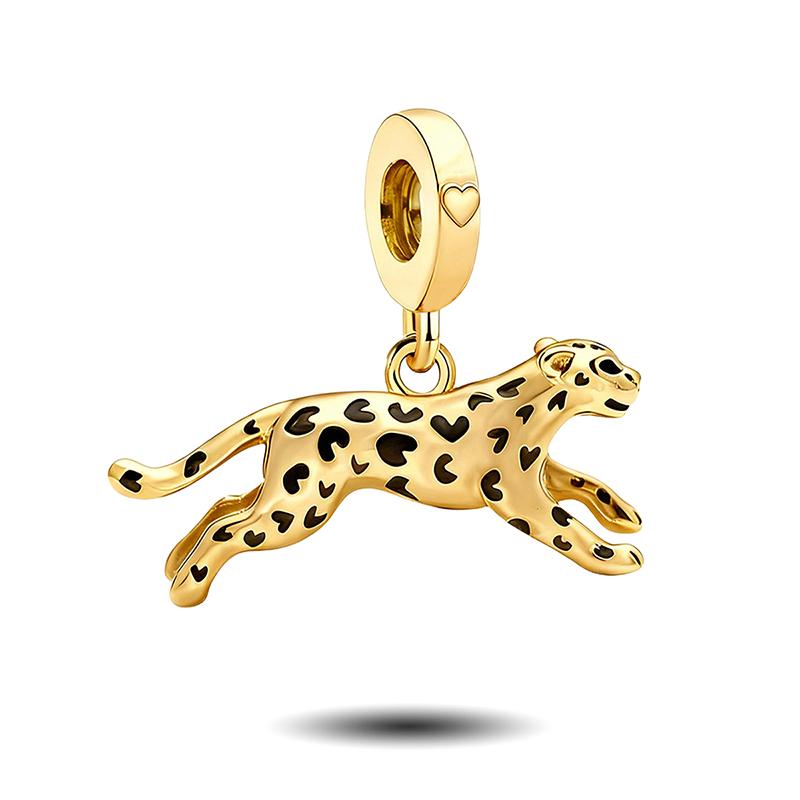 Copper Sausage Dog Unicorn Pumpkin Bear Animal Series Bead Fit Diy Bracelet Making Gift Of High Quality Jewelry