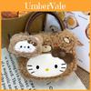 Hello Kitty Retro Leopard Print Shoulder Bag With Pu Material For Daily Use