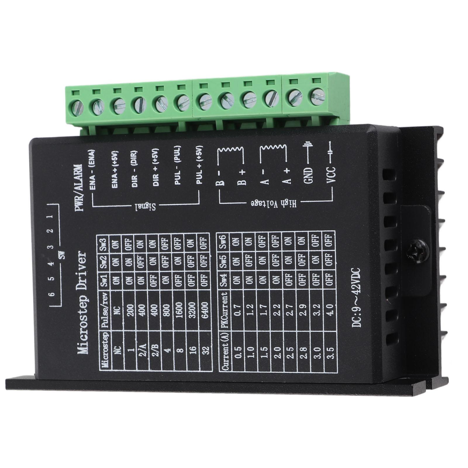 

Stepper Motor Driver Aluminum High Speed Optical Isolation TB6600 NEMA 17 23 34 4.0A 42VDC