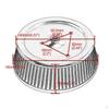 Motorrad Luftfilter 29442-99C Ersatz für Harley Softail 2000-2015