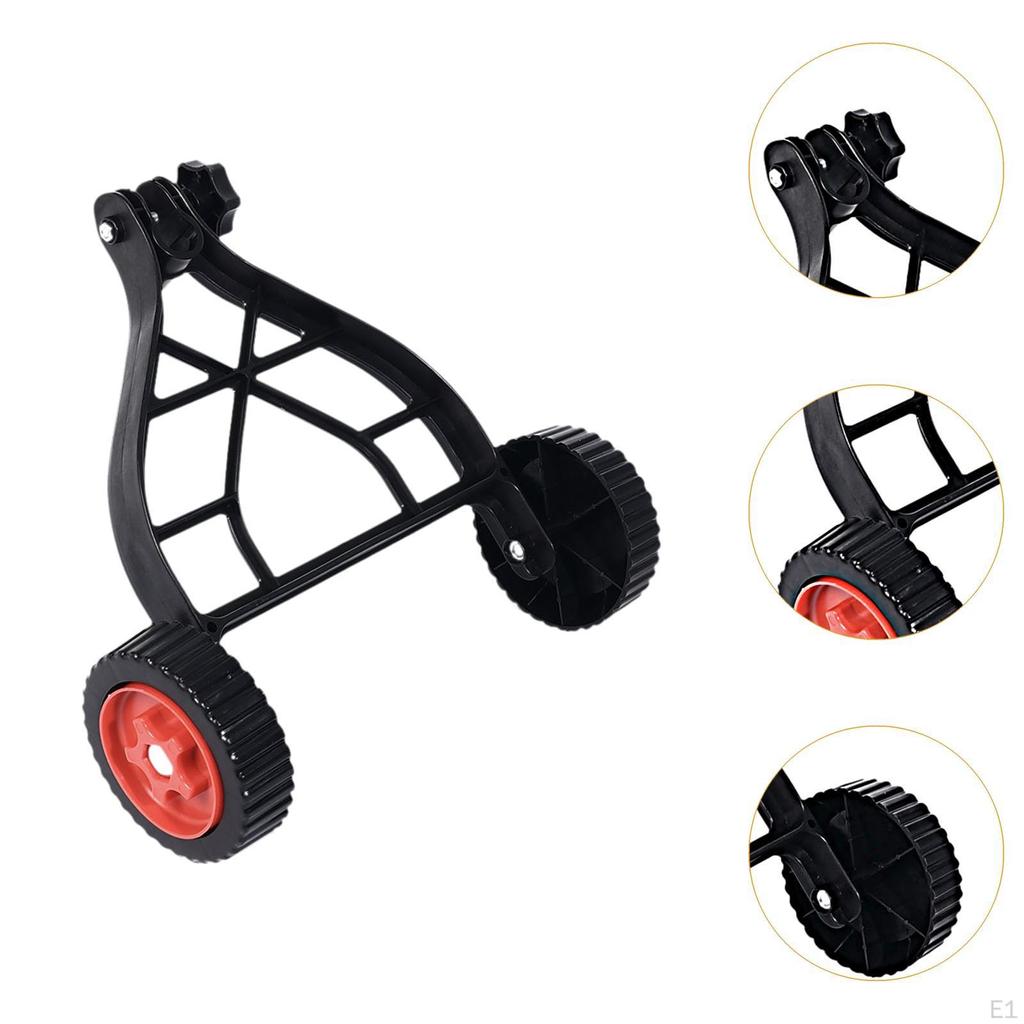 String Trimmer Wheel Portable 25 Mm Adjustable, Lawn Mower Auxiliary Wheels for Walk Behind
