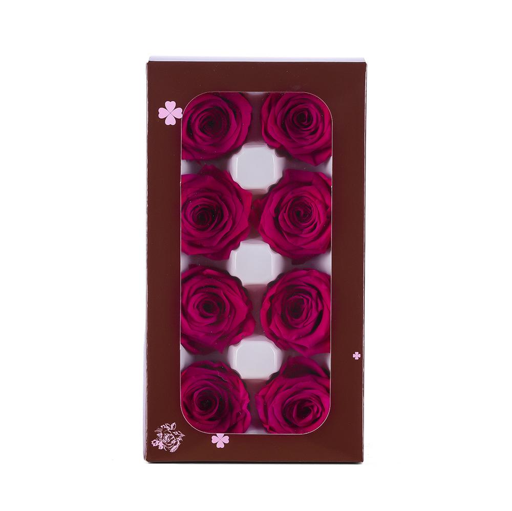 Eternal Flower Gift Box Set 2-6cm Handmade Rose Decorative Flowers, DIY Gift Flower Box