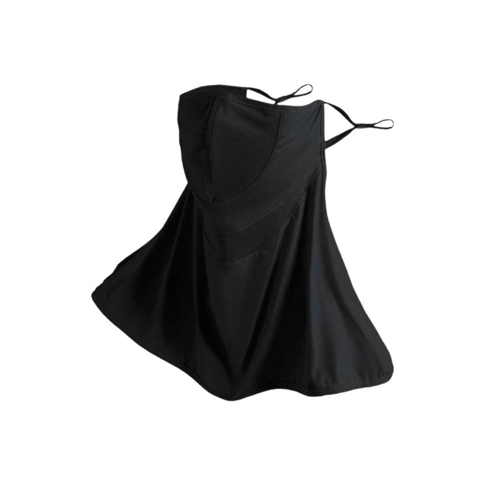 Ice Silk Neck Sunscreen Mask Thin Breathable Sunshade Mask Face Sun Protection  Seaside Vacation