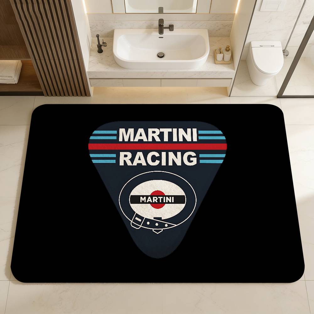 M-Martinis Logo Door Mat Kids Room Bedroom Decoration Balcony Anti-Slip Doormat Living Room Doormat Area Rug