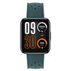 ERBORD Universal Silicone Strap 22mm, Tropic, Green/Black Buckle