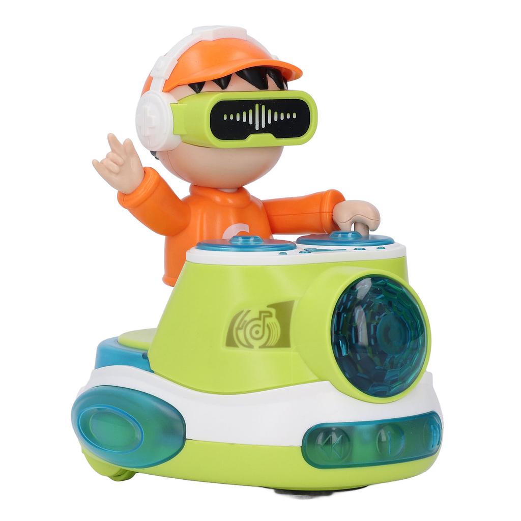 DJ Bouncing   Rock Boy Dancing Toy with Music Flashing Light   Wheel Automatic Movement Robot Toy Car for Toddlers