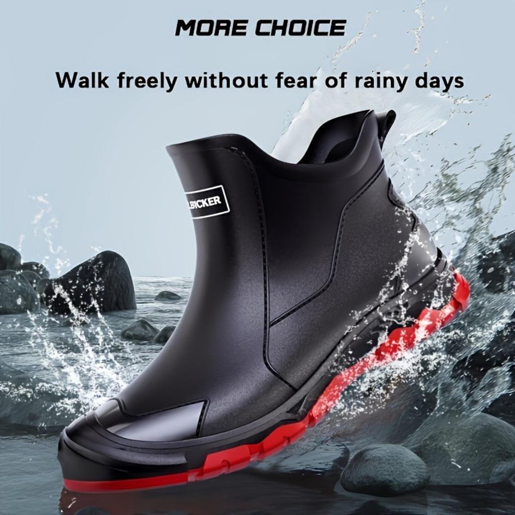 Women Men Outdoor Fashion Rain Boots Rain Shoes, High Quality, Waterproof and Non-slip Rain Shoes, Water Shoes, Garden Shoes, Fishing Shoes
