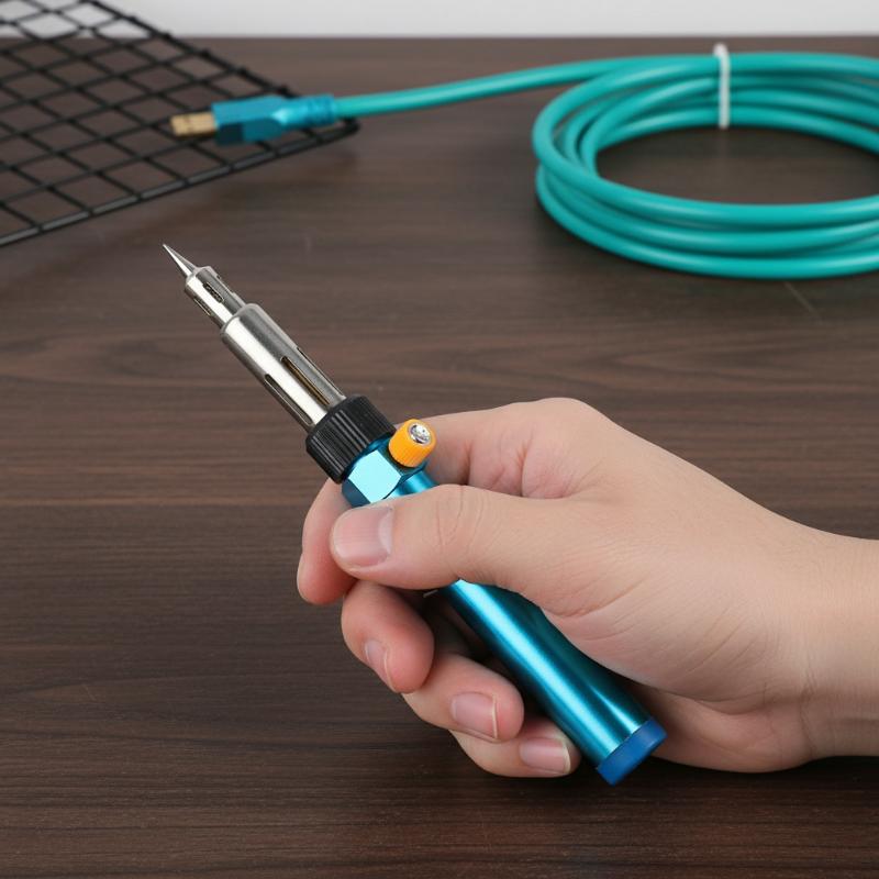 Portable Gas Soldering Pen Soldering Iron 1300C For Micro Welding Heat Shrink Electrical Work