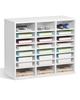 VEVOR Literature Organizer, 24 Compartments Office Mailbox with Adjustable Shelves