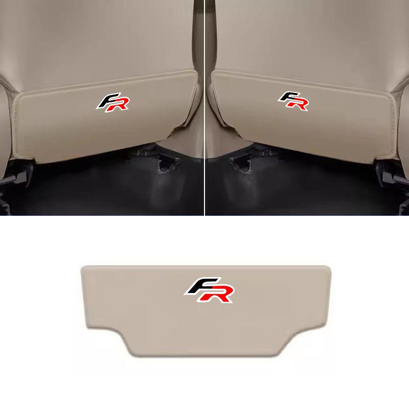 blsh7 Car Seat Back Protector Mat Prevent Dirty Anti Kick Pads For Seat Leon FR FR+ Cupra Ibiza Altea Exeo Formula Racing Accessories