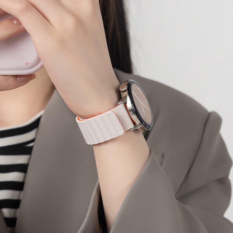 MaShi Magnetic Silicone Watch Bands & Smartwatch Charger for Huawei