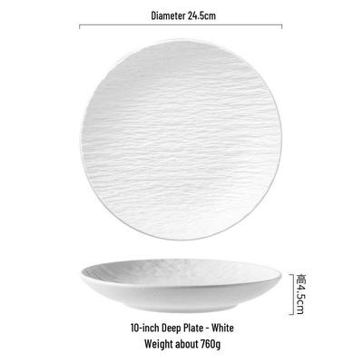 Zhishi Japanese Ceramic Deep Plate