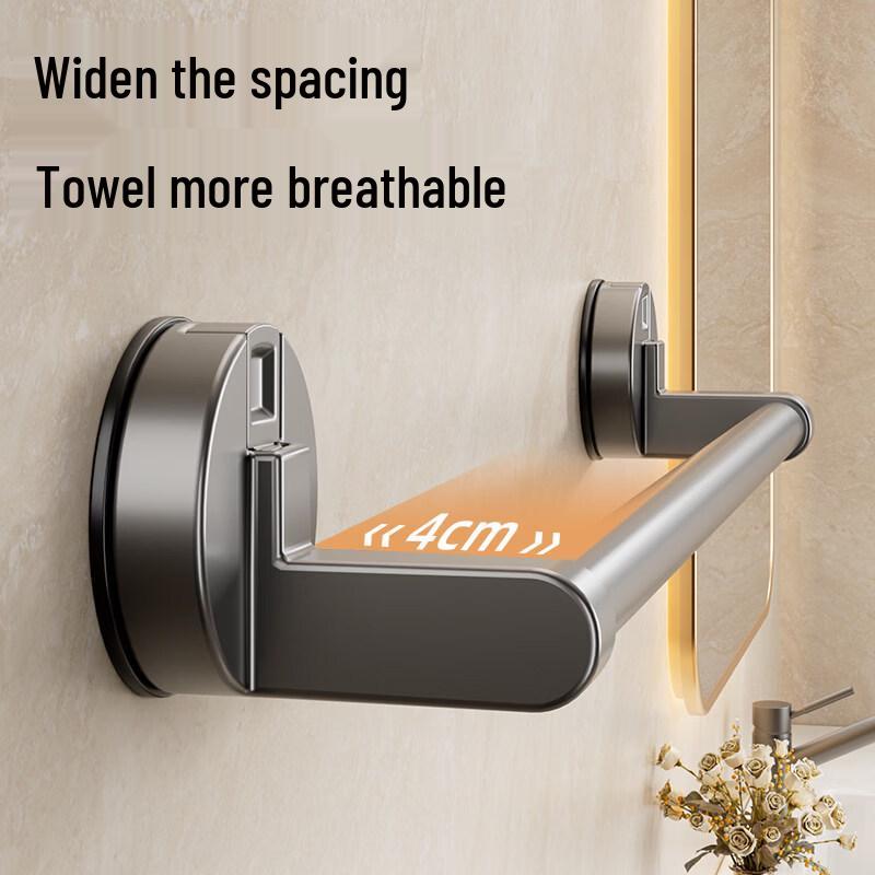 Suction Cup Bathroom Towel Rack