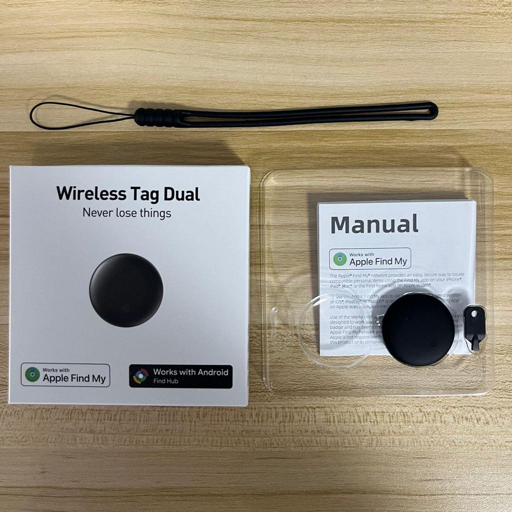 Dual-System Global Locator: Compatible with Apple AirTag & Android for Anti-Loss Tracking.