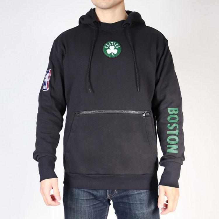 Nike NBA Boston Celtics Courtside Pullover Hoodie Black Men CN1807-010