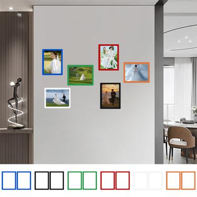 2Pcs Durable Photo Frame Bendable Magnetic Drawing Ornament Decor