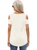 Women's 2023 Fashion Off-the-Shoulder Short Sleeve T-shirt