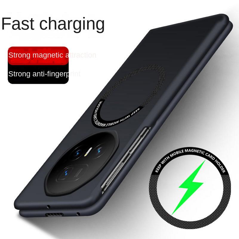 Ultra cienkie bezramkowe etui na telefon dla Honor Magic V5 V3 V2 honor magic Vs3 Vs2 Magnetyczna twarda osłona Magsafe