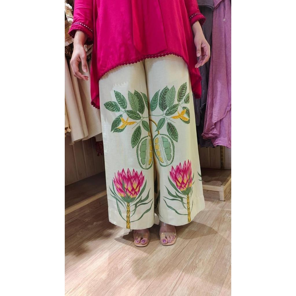 Indiase Bollywood Etnische Kurti Palazzo Set Dames Designer Top Kurta Set Jurk