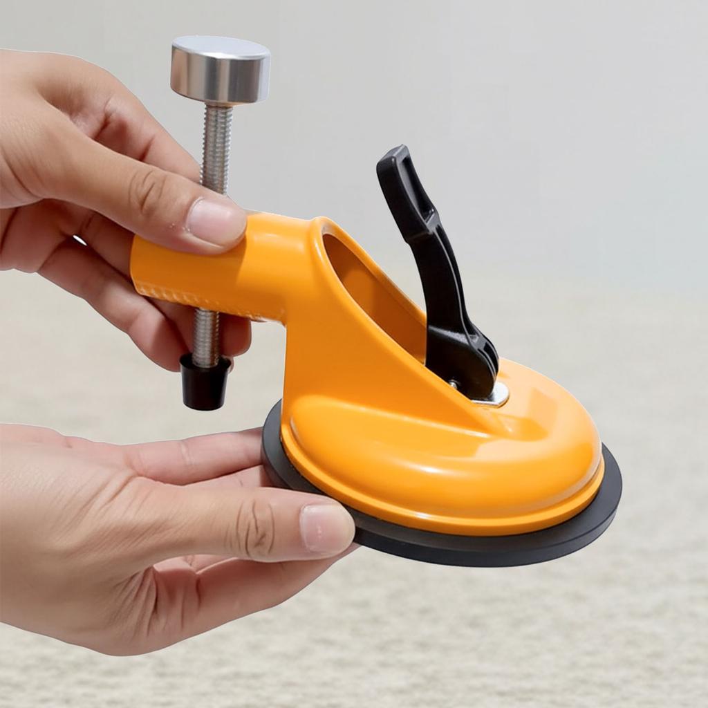 Heavy Duty Aluminum Alloy Wall Tile Leveler Adjustable Height Setter Floor Seam Fixer Tool for Stone Slab Installation & Repair