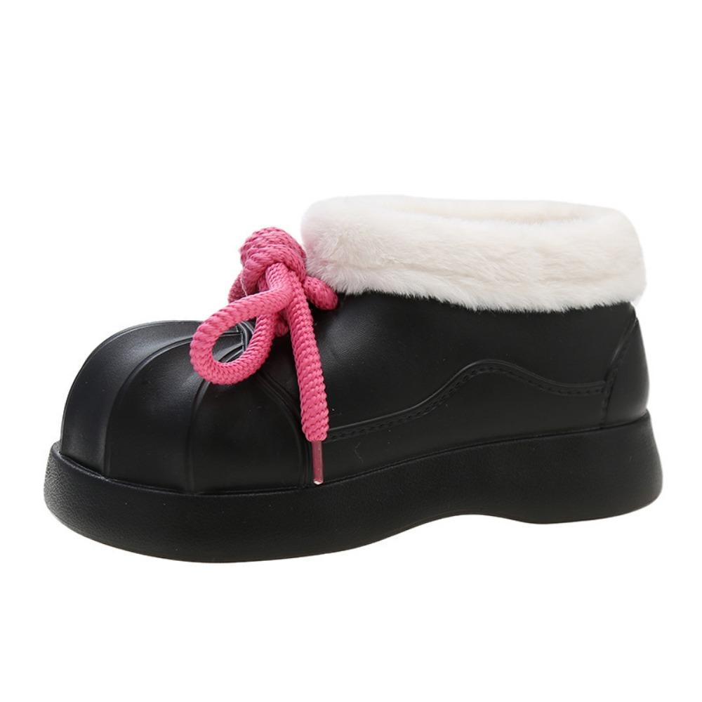 Женские осенне-зимние водонепроницаемые и мягкие теплые зимние ботинки 41 слоновая кость — фото 7