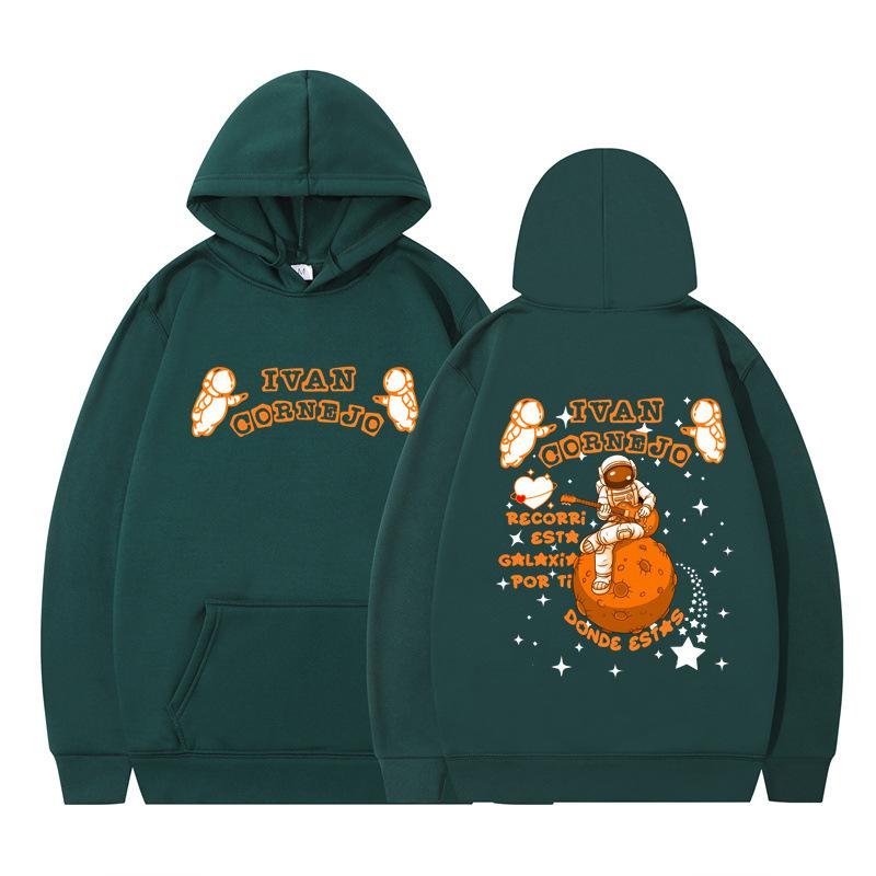 Ivan Cornejo Mirada Tour Double Sided Printed Hoodies Fan Autumn Winter Sweatshirts Hooded for Men Women